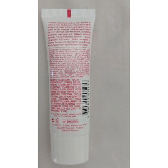 2 PACK Clarins Gentle Foaming Cleanser with Cottonseed 1.4 oz sealed - Picture 4 of 4